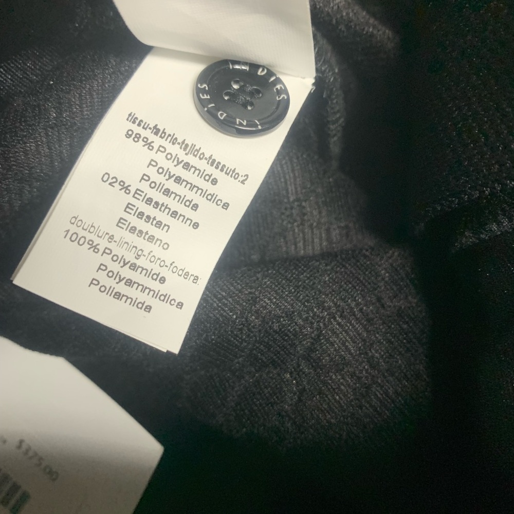 NEW Indies Erwann Black Quilted Pants with Zipper Details Size M - Picture 4 of 11